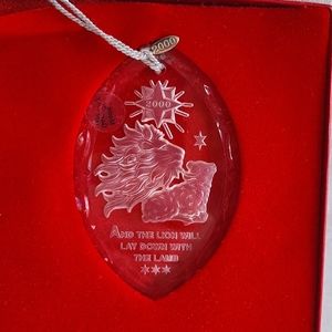 Lenox 2000 Crystal Ornament